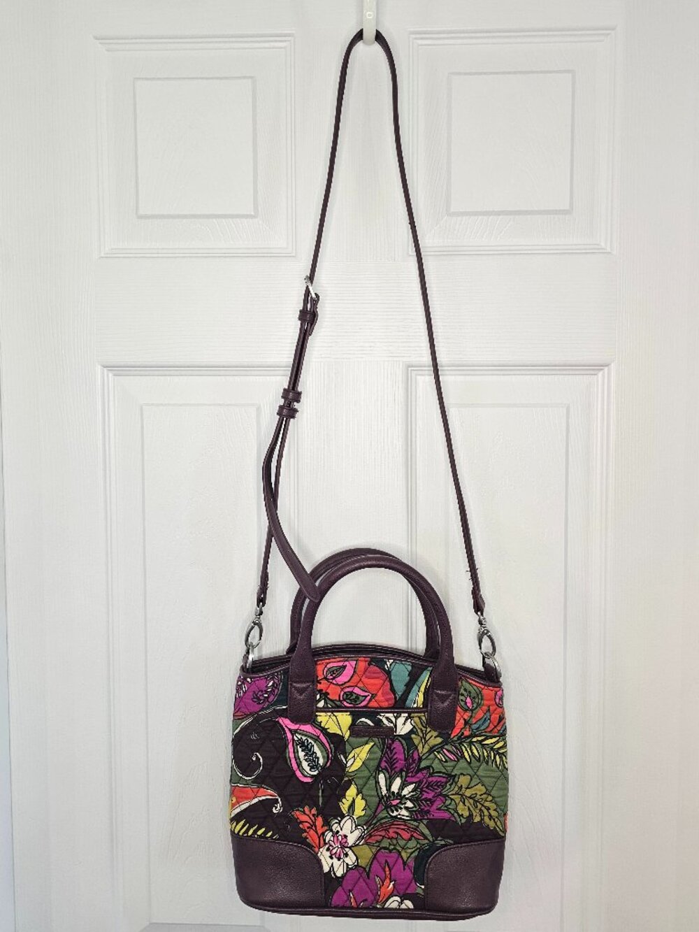 NWOT Vera Bradley Day Off Crossbody Autumn Leaves Purse Handbag Bag Shoulderbag